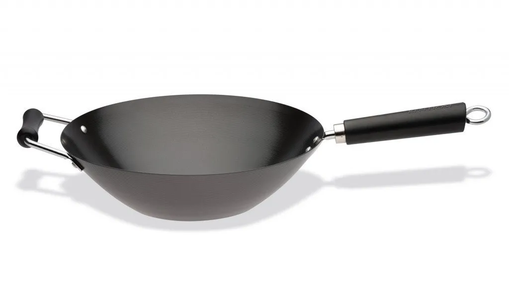 Ken Hom Non-Stick Carbon Steel Wok 35cm