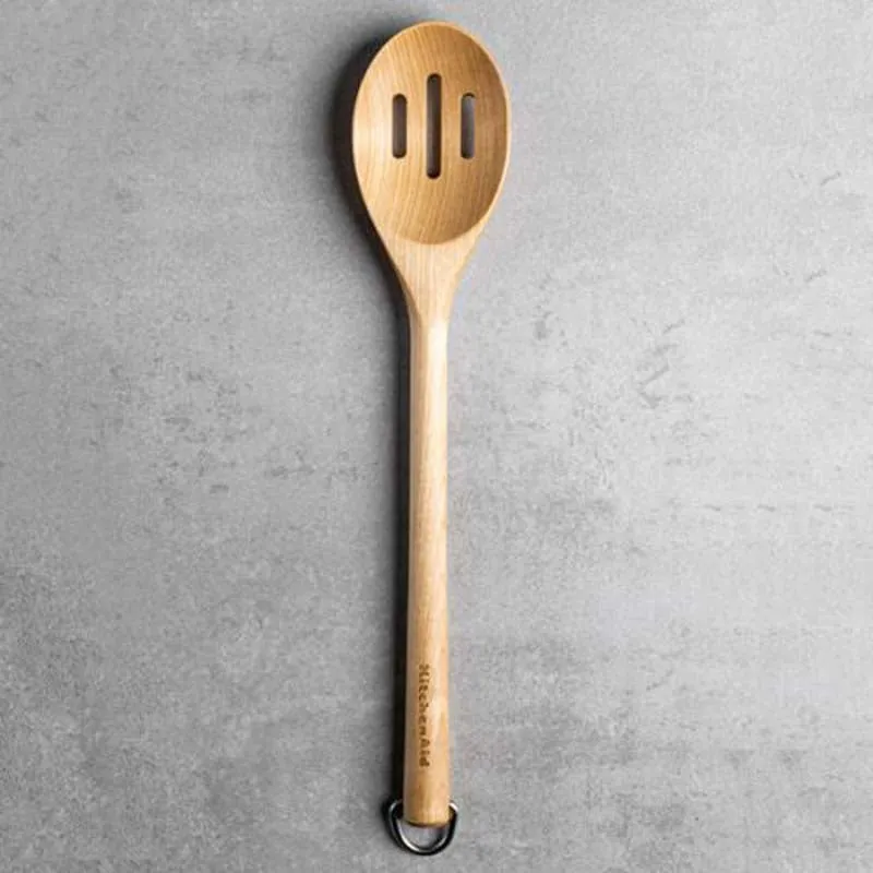 KitchenAid Birchwood Slotted Spoon