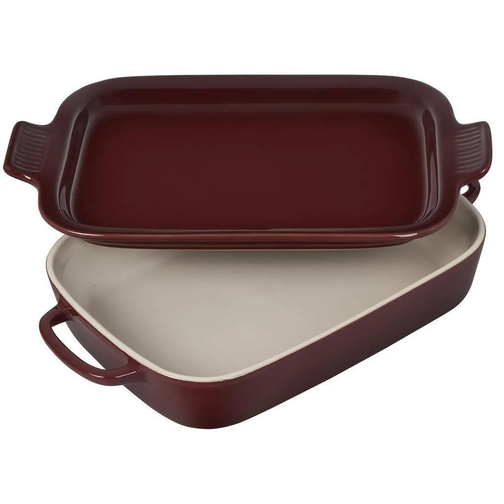 Le Creuset 2.75 Qt Rectangular Dish with Platter Lid