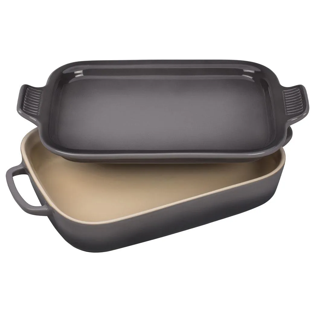 Le Creuset 2.75 Qt Rectangular Dish with Platter Lid