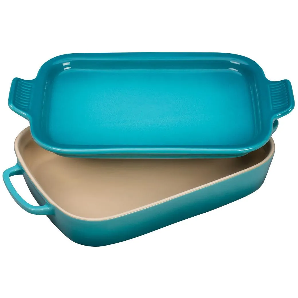 Le Creuset 2.75 Qt Rectangular Dish with Platter Lid