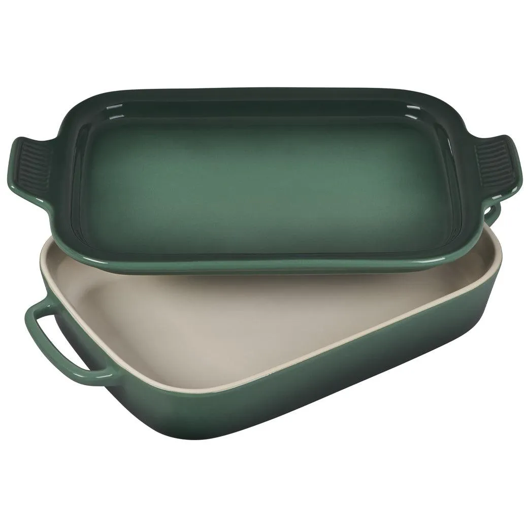 Le Creuset 2.75 Qt Rectangular Dish with Platter Lid