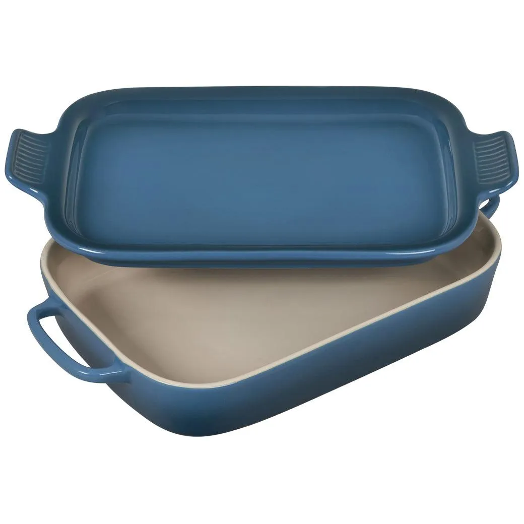 Le Creuset 2.75 Qt Rectangular Dish with Platter Lid