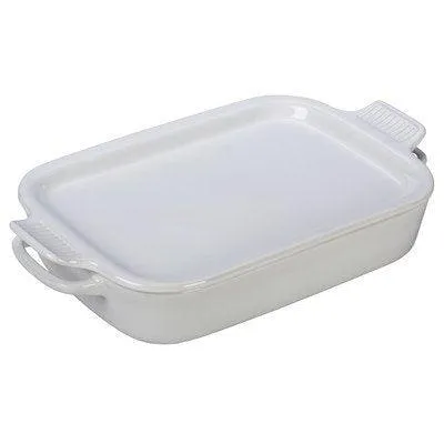 Le Creuset 2.75 Qt Rectangular Dish with Platter Lid