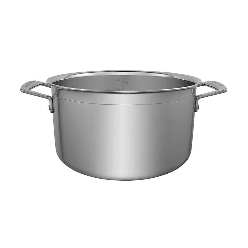 Le Creuset 3-ply Stainless Steel Deep Casserole 24cm (without LC Box)