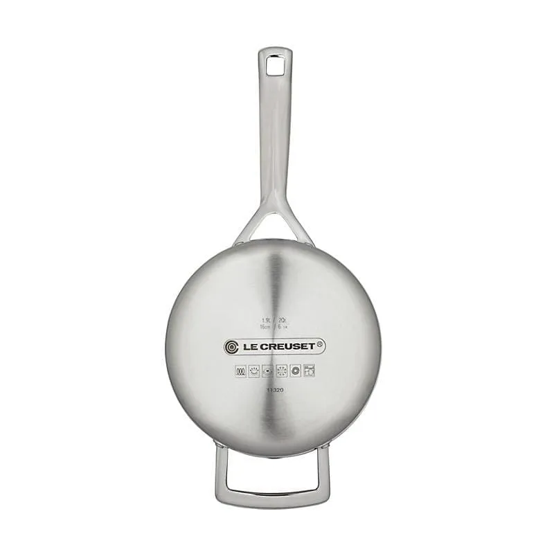 Le Creuset 3-ply Stainless Steel Saucepan and Lid