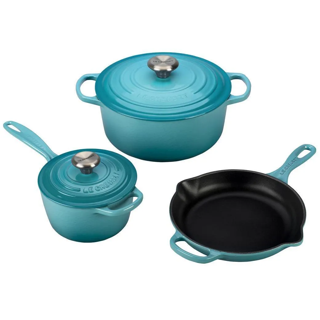 Le Creuset 5-Piece Signature Enameled Cast Iron Set