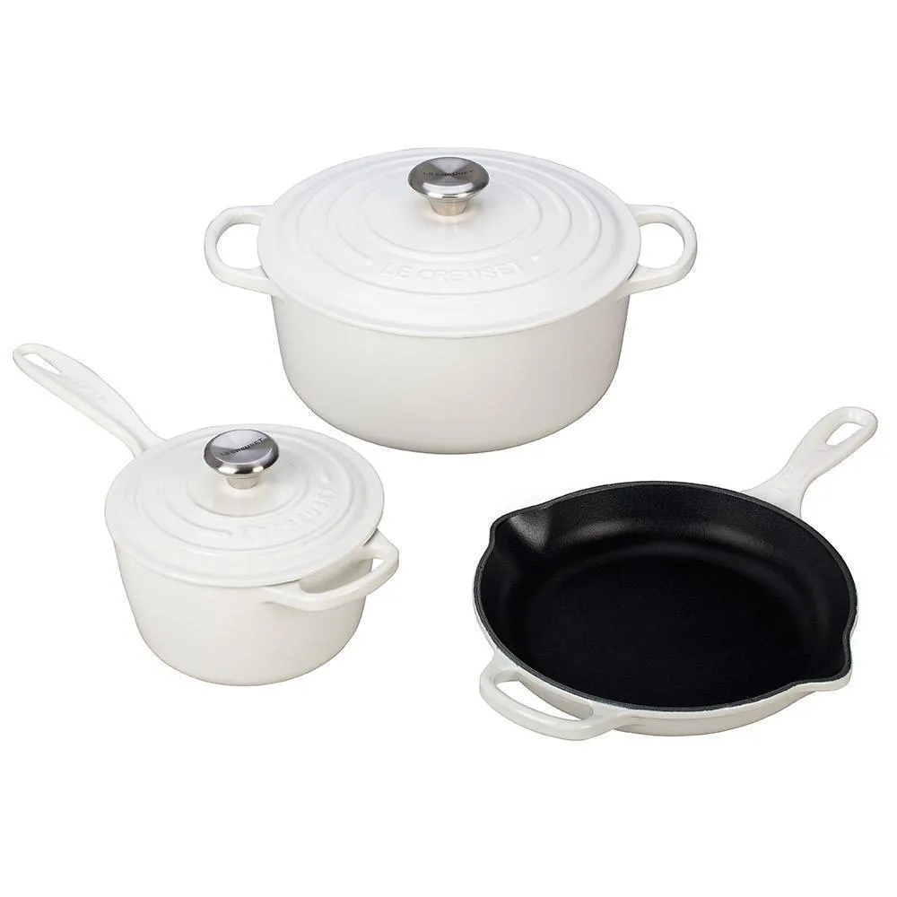 Le Creuset 5-Piece Signature Enameled Cast Iron Set