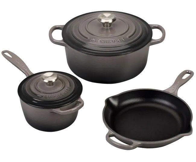 Le Creuset 5-Piece Signature Enameled Cast Iron Set