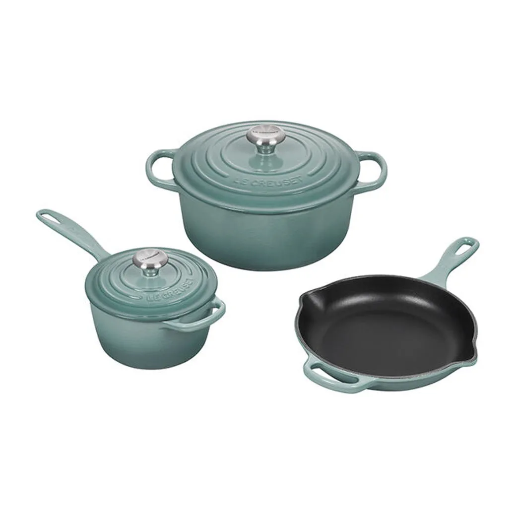 Le Creuset 5-Piece Signature Enameled Cast Iron Set