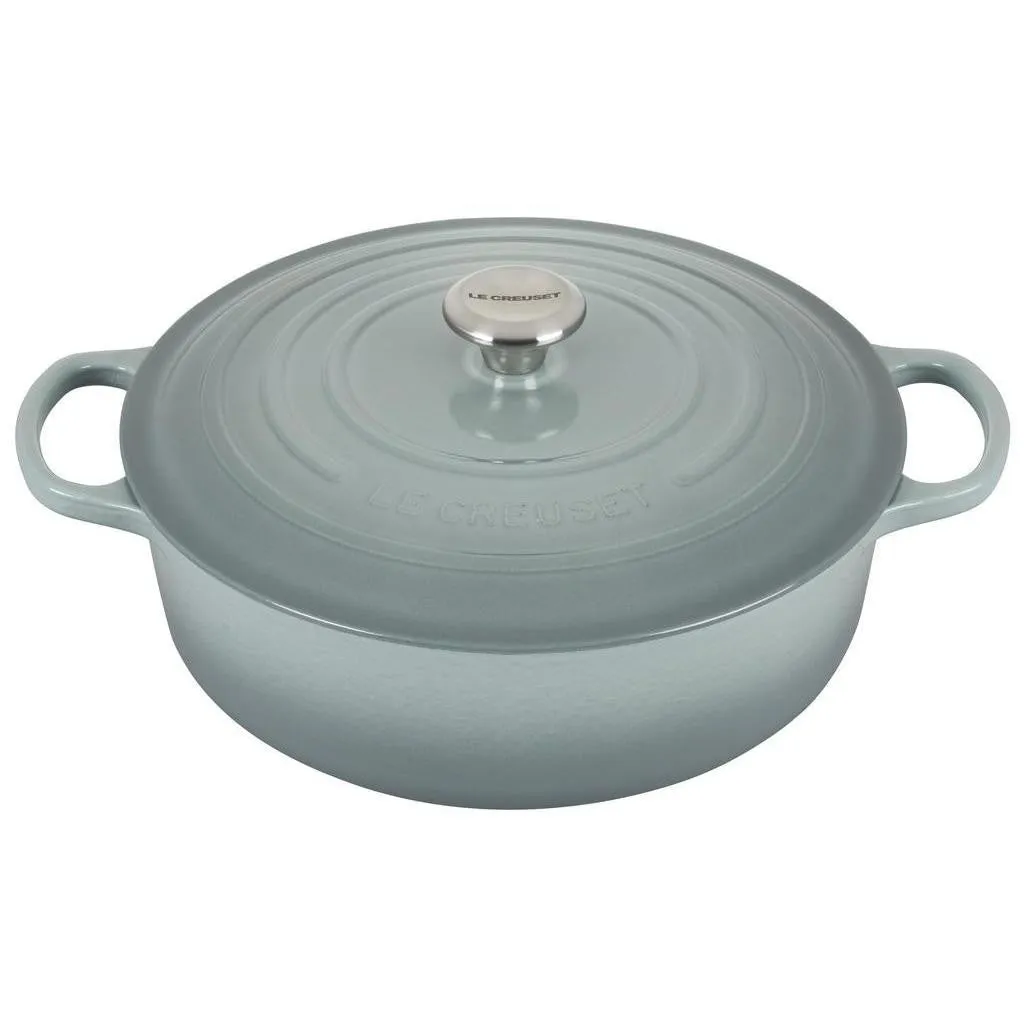 Le Creuset  6.75 qt Signature Cast Iron Wide Round Dutch Oven