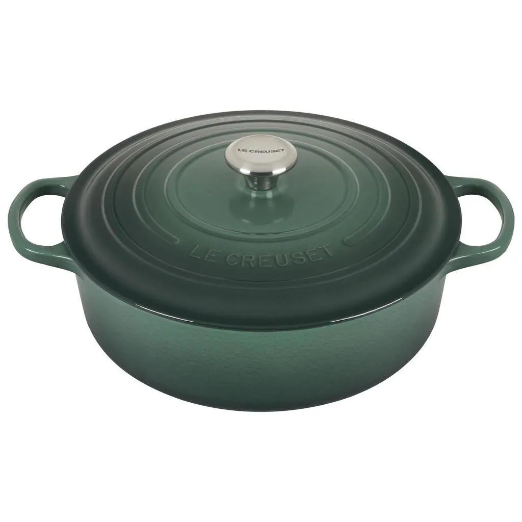 Le Creuset  6.75 qt Signature Cast Iron Wide Round Dutch Oven