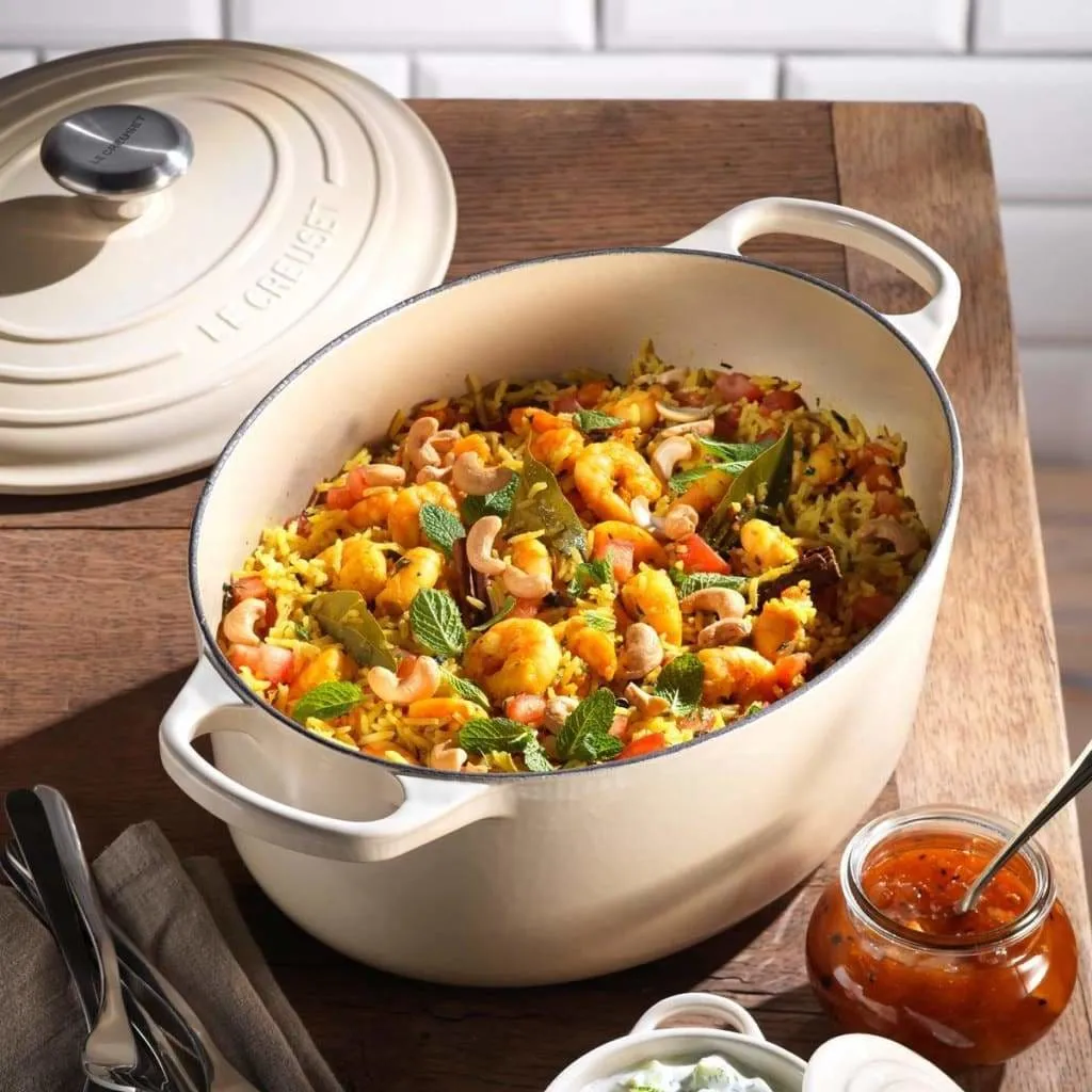 Le Creuset Signature Cast Iron Oval Casserole Almond