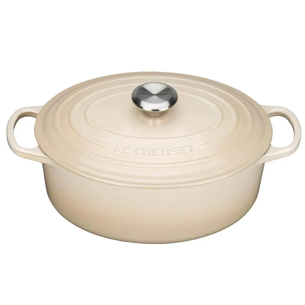 Le Creuset Signature Cast Iron Oval Casserole Almond