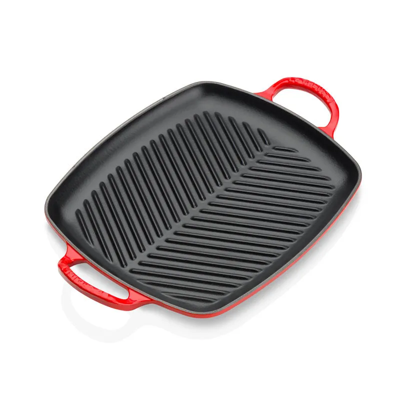 Le Creuset Signature Cast Iron Rectangular Grill 30cm Cerise