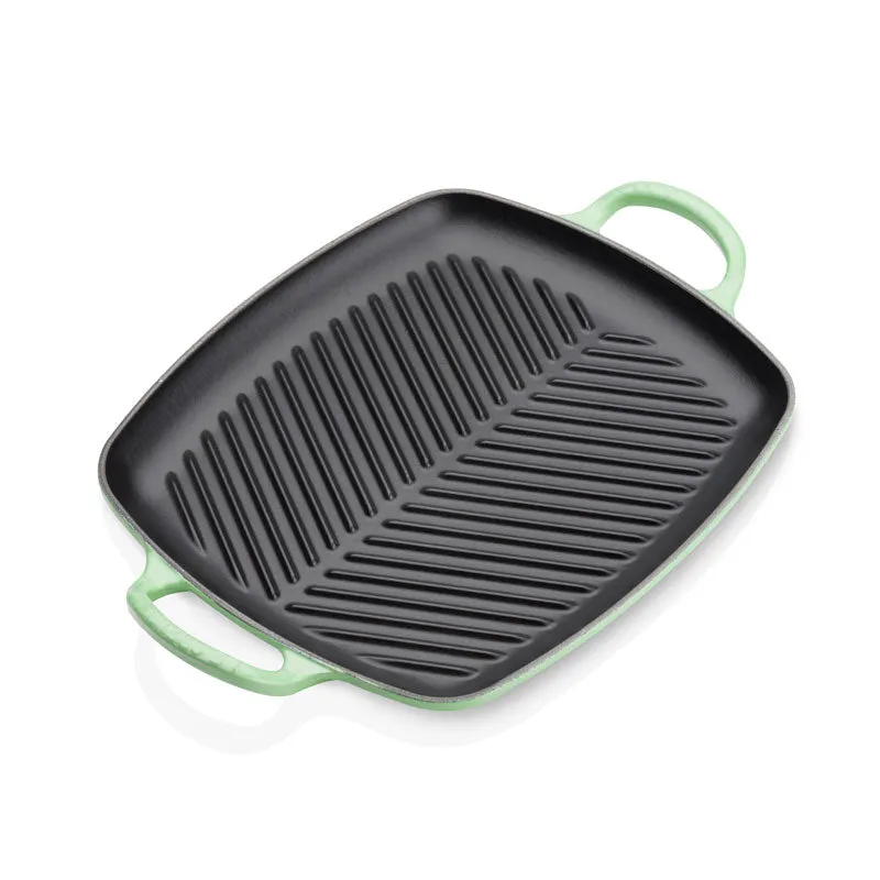 Le Creuset Signature Cast Iron Rectangular Grill 30cm Rosemary