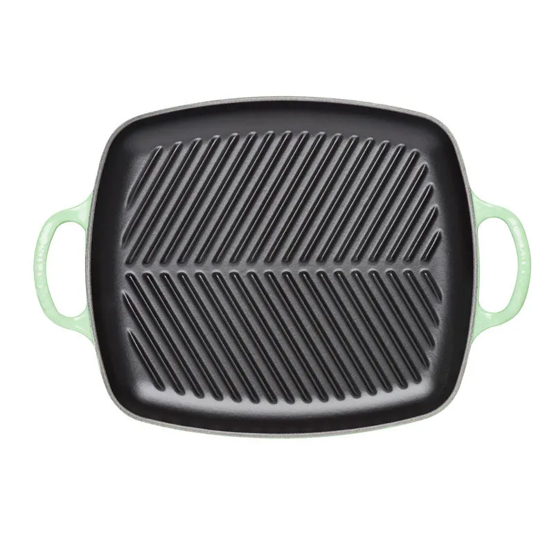 Le Creuset Signature Cast Iron Rectangular Grill 30cm Rosemary