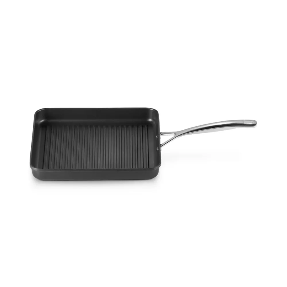 Le Creuset Toughened Non-Stick Grill Pan with Long Handle 28cm