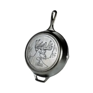 Lodge 10.25 in. Wildlife Series - Cast Iron Skillet with Deer