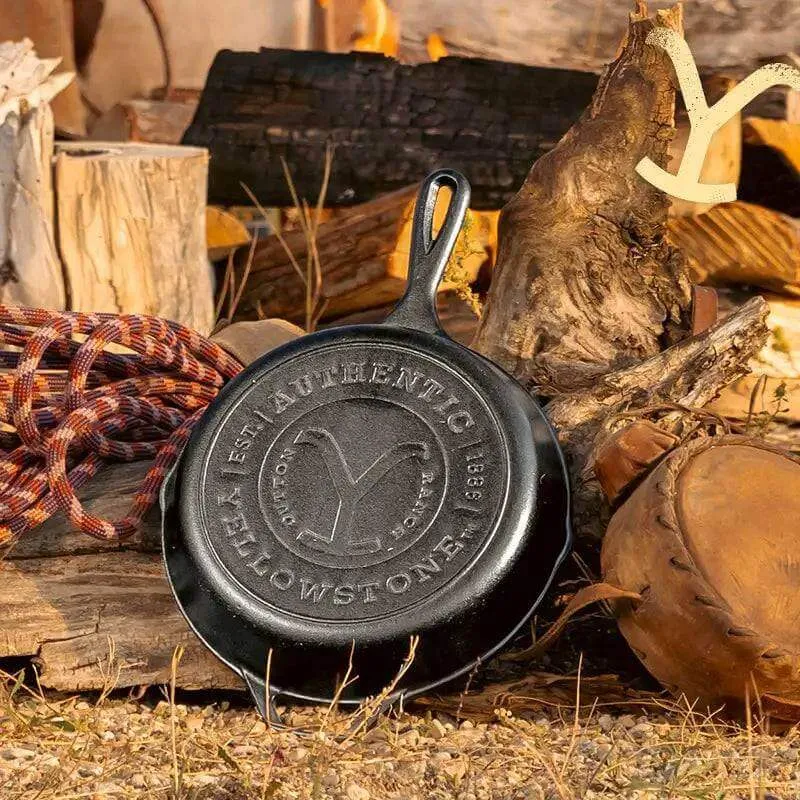 Lodge 10.25" Yellowstone Authentic Cast Iron Y Skillet