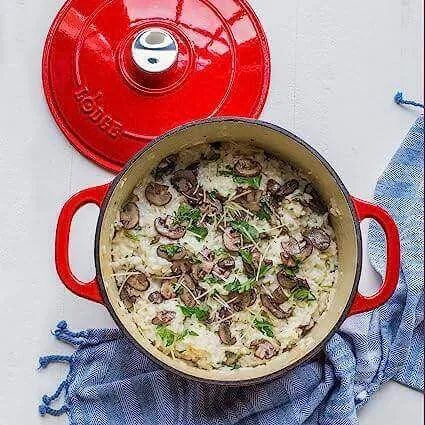 Lodge 5.5 Quart Enameled Cast Iron Dutch Oven - Red