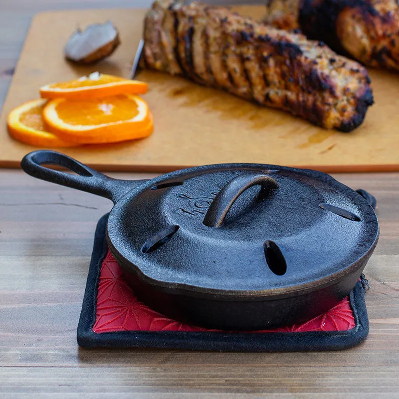 Lodge 6.5 Inch Seasoned Cast Iron Smoker Skillet