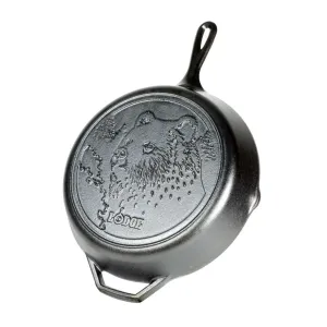 Lodge Wildlife Series™ 12 Inch Cast Iron Bear Skillet