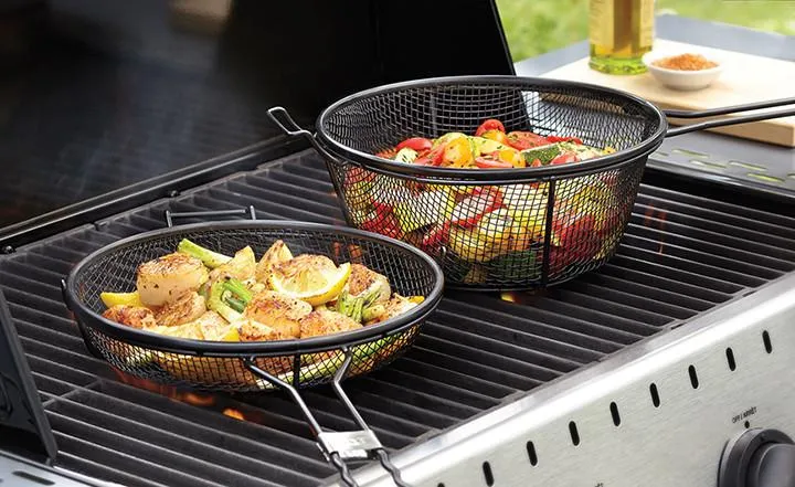 Outset Small Grill Basket and Skillet