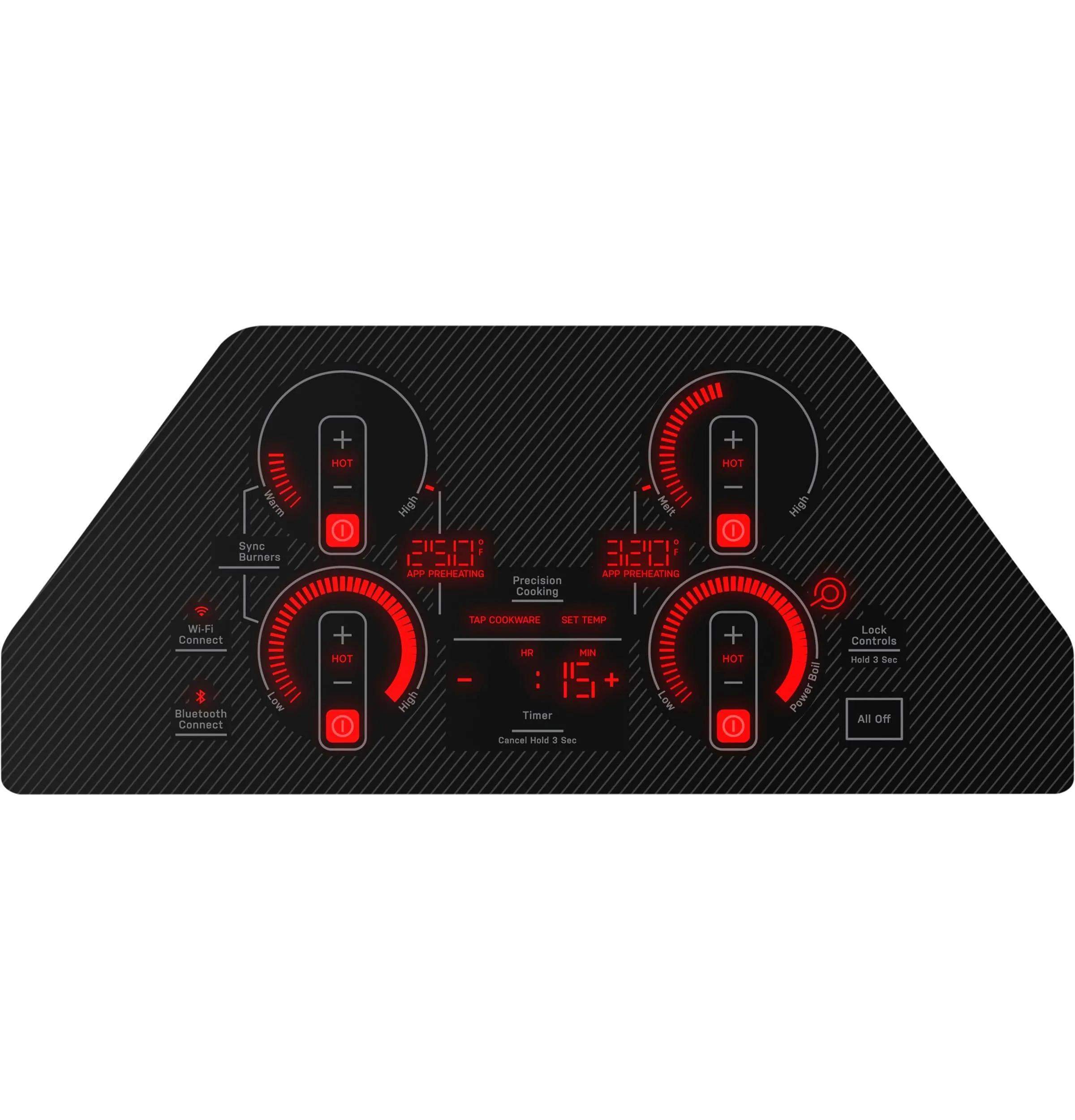 PEP7030DTBB GE Profile™ 30" Built-In Touch Control Electric Cooktop