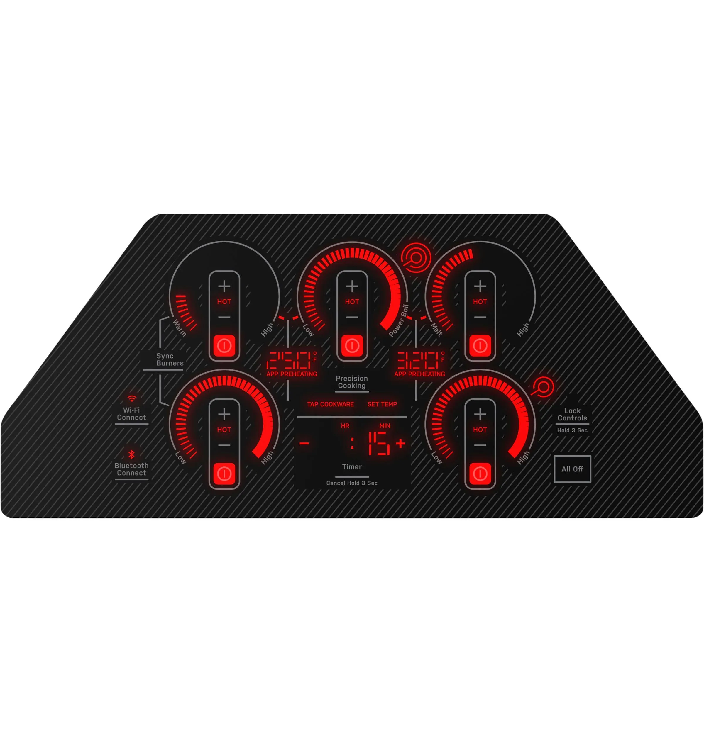 PEP9030STSS GE Profile™ 30" Built-In Touch Control Electric Cooktop