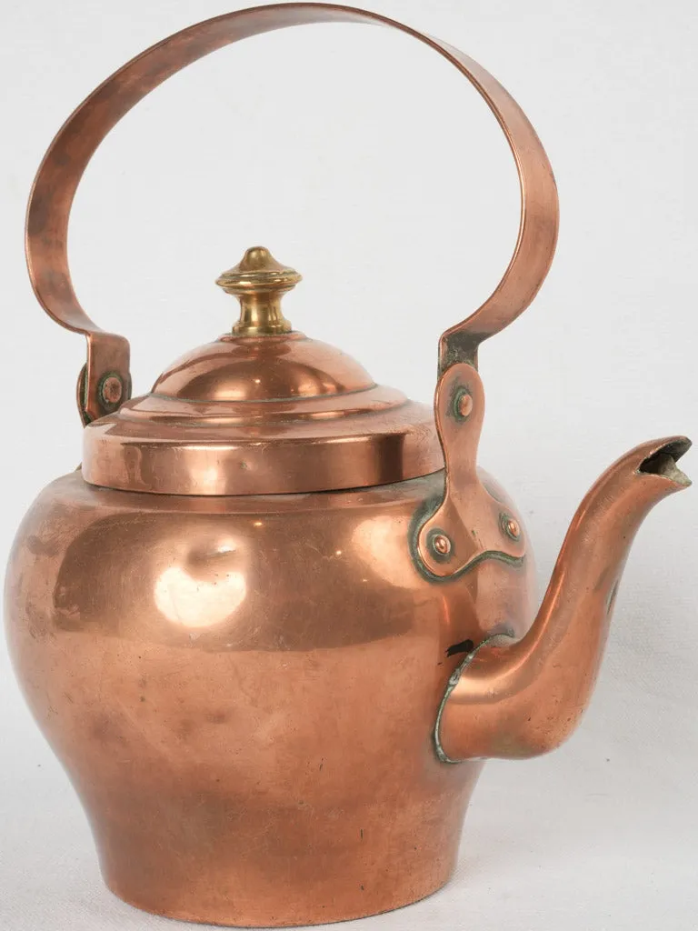 Petit 19th-century French copper kettle - 2 liter