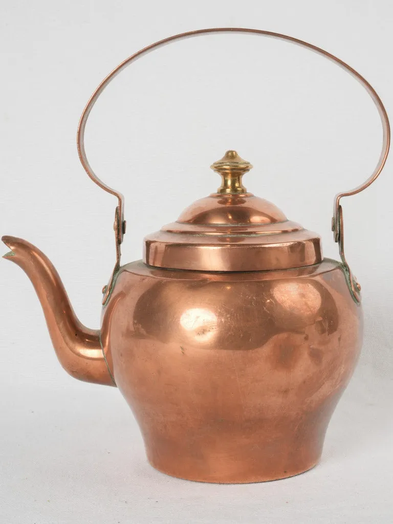 Petit 19th-century French copper kettle - 2 liter