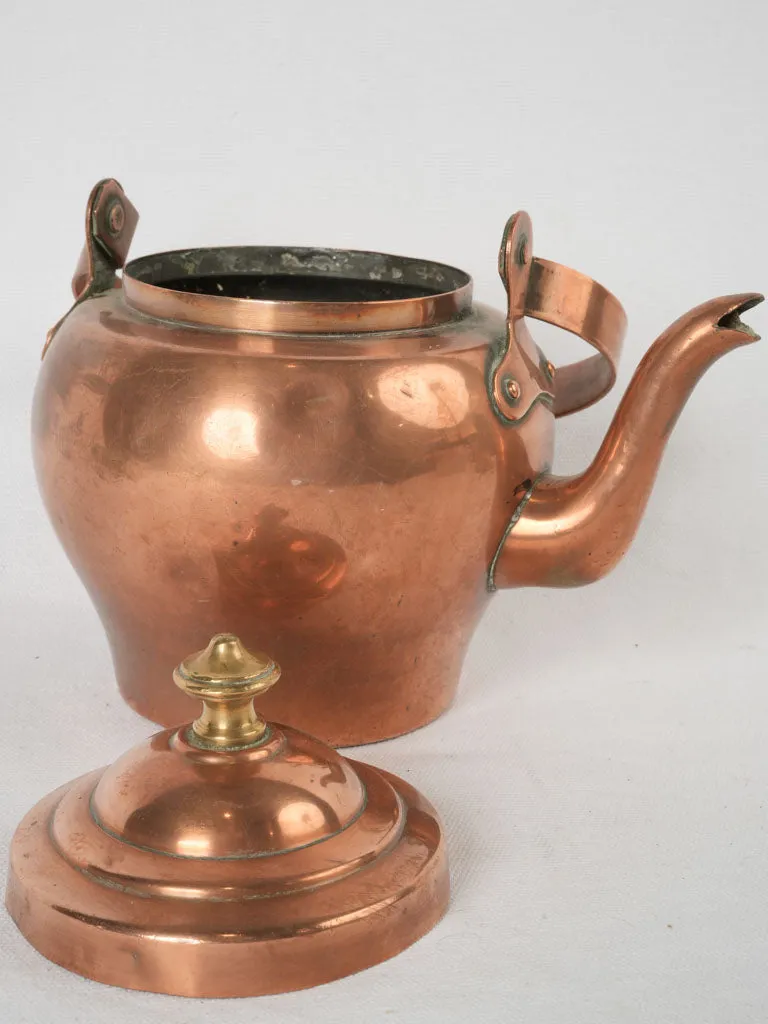 Petit 19th-century French copper kettle - 2 liter