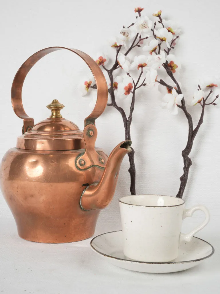 Petit 19th-century French copper kettle - 2 liter