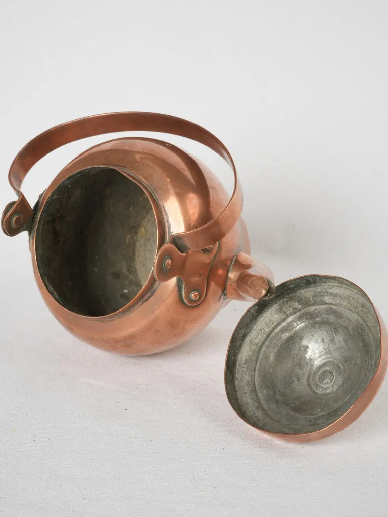 Petit 19th-century French copper kettle - 2 liter