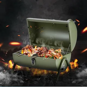 Portable Outdoor BBQ Grill Patio Camping Picnic Barbecue Stove Suitable For 3-5 People