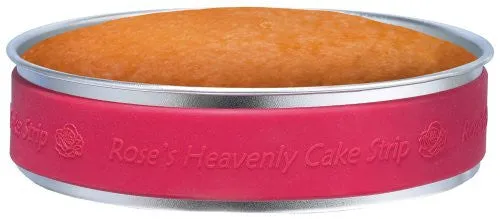 Rose Levy Beranbaum’s Heavenly Cake Strip, FDA-Approved Silicone, Fits 9-Inch Round and 8-Inch Square Cake Pans