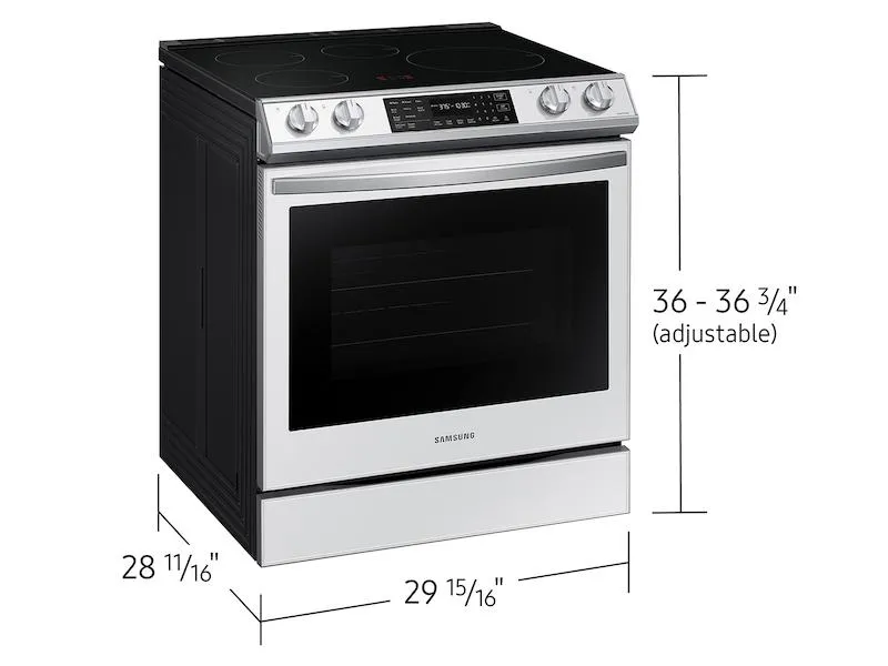 Samsung Bespoke 6.3 cu. ft. Smart Rapid Heat Induction Slide-in Range with Air Fry