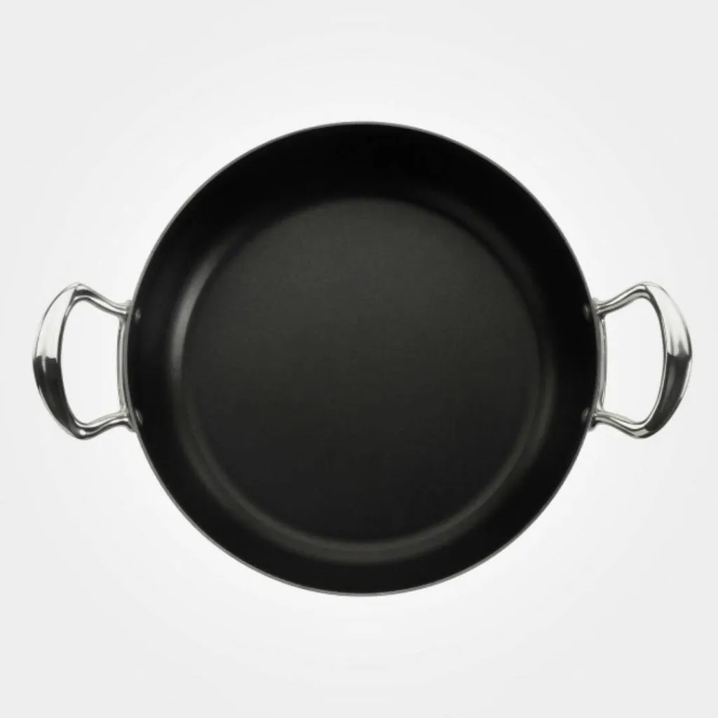 Samuel Groves Classic Non-Stick Stainless Steel Triply Chefs Pan with Side Handles