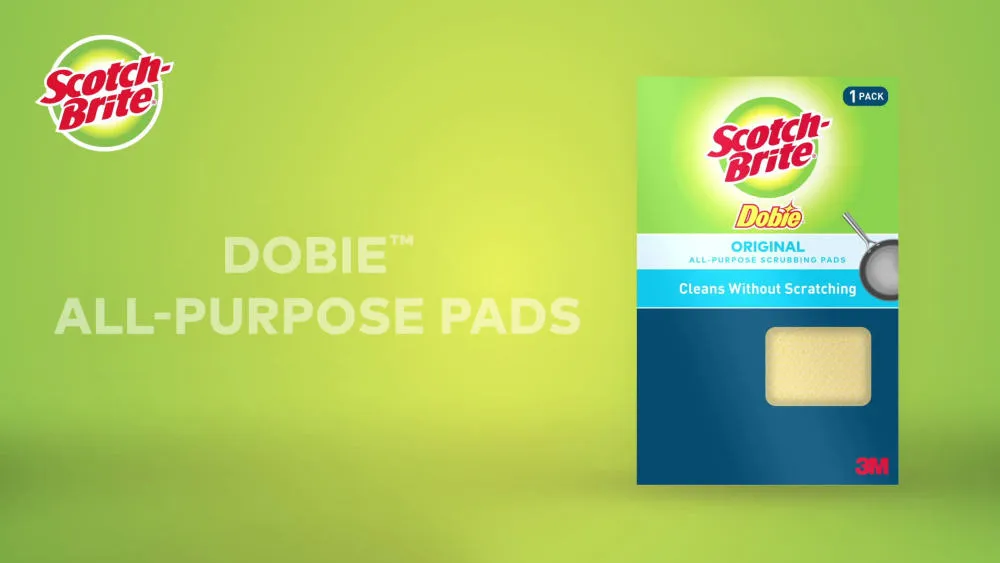 Scotch-Brite Dobie Pads Cleaning Pads, 2 Dobie Pads