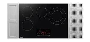 Sharp SCR3042FB 30 in. Drop-In Radiant Cooktop with Side Accessories