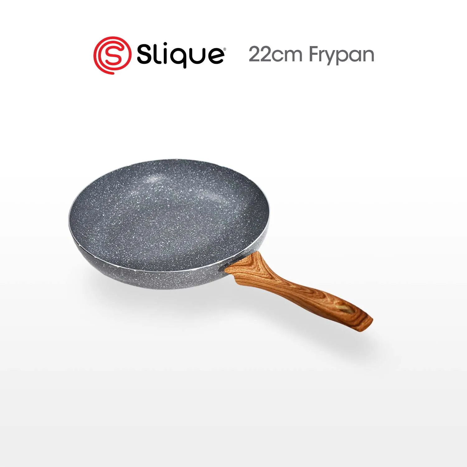 SLIQUE Marble Frypan 22cm Premium Multi Layer Non-Stick