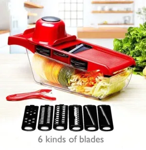 Stainless Steel 6-Blade Vegetable Slicer