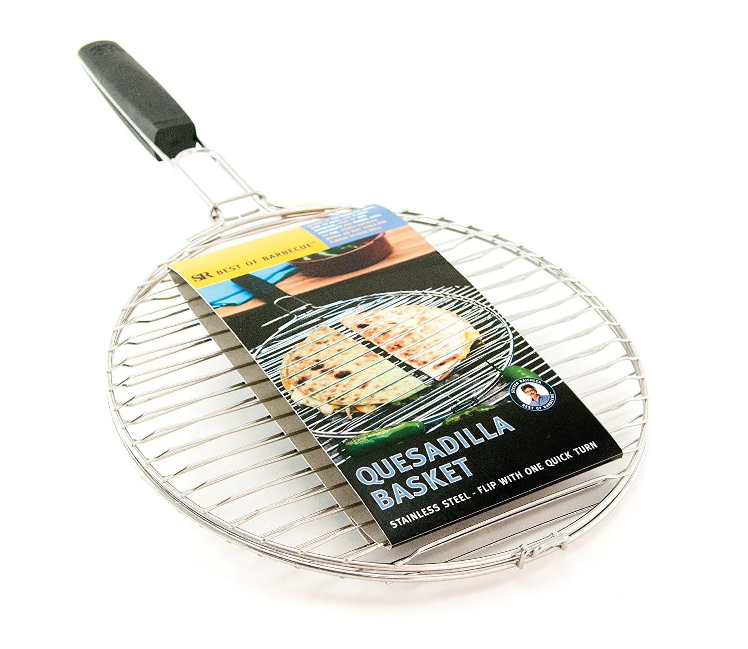 Steven Raichlen Best of Barbecue Stainless Quesadilla Basket - SR8167