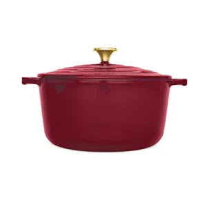 T-fal Cast Iron Enameled Dutch Oven pot