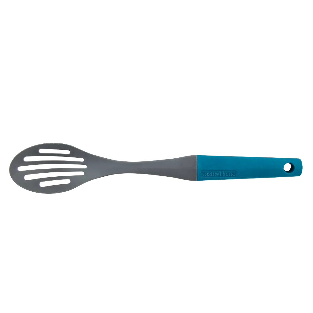 TD1006 9 Piece Kitchen Utensil Set in Sea Green and Charcoal Gray by Taste of Home