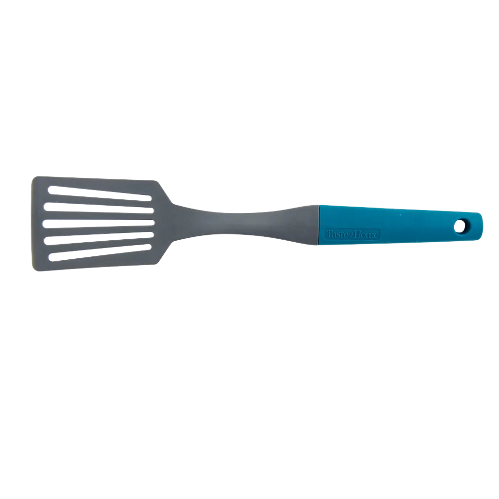 TD1006 9 Piece Kitchen Utensil Set in Sea Green and Charcoal Gray by Taste of Home