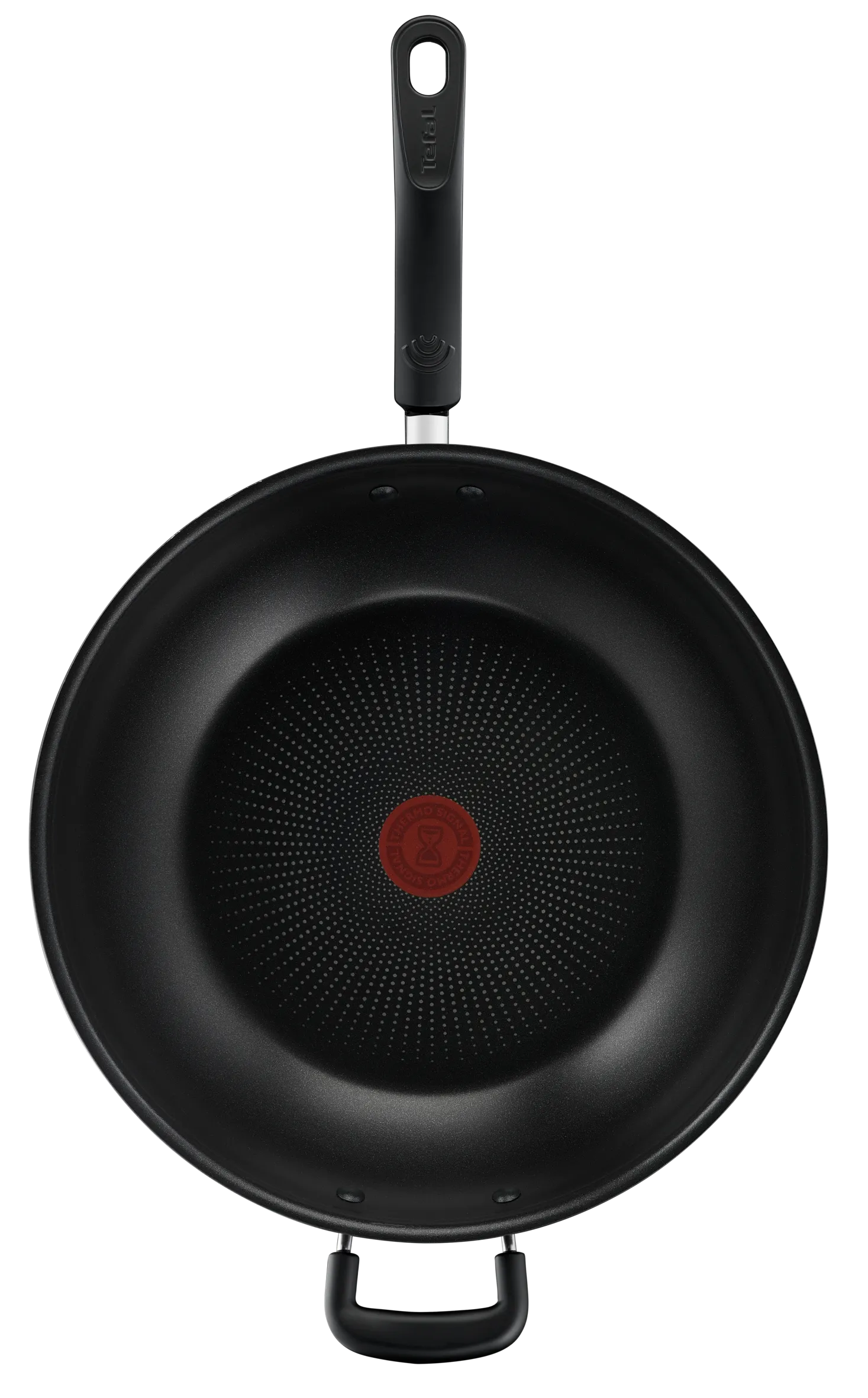 Tefal Specialty Hard Anodised Non-Stick Wok 32cm   Lid