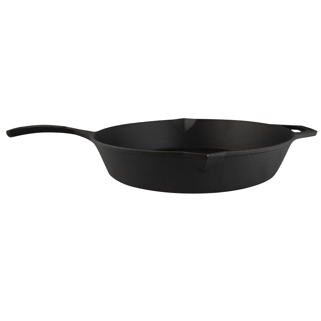 TF118E 12 Inch Pre Seasoned Cast Iron Skillet by Taste of Home