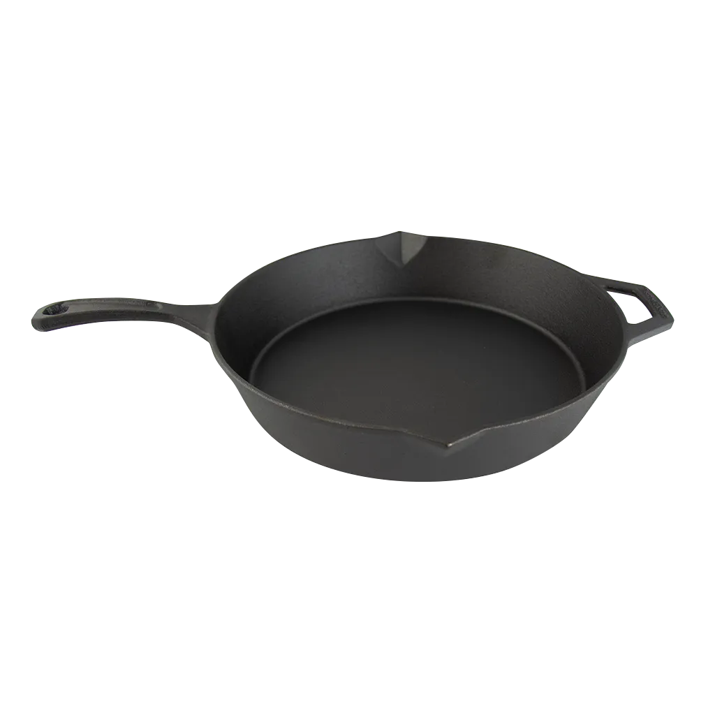 TF118E 12 Inch Pre Seasoned Cast Iron Skillet by Taste of Home